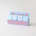 Japan Hamanaka Yarn Embroidery Kit - Dice Calendar with Pink Flowers - 1