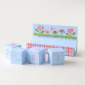 Japan Hamanaka Yarn Embroidery Kit - Dice Calendar with Pink Flowers - 3