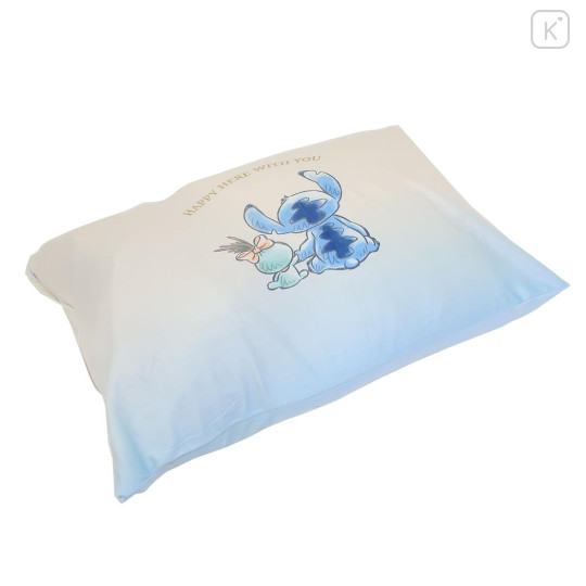 Japan Disney Pillow Cover - Scrump & Stitch : Ohana means Family - 2
