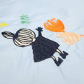 Japan Moomin Pillow Cover - Little My : Blue - 4