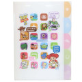 Japan Disney 5 Pockets A4 Clear File - Toy Story 5 Characters White - 1