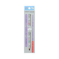 Japan Pokemon No-sharpen Metacil School Pencil - Tandemaus : Grey - 1