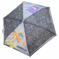 Japan Pokemon Folding Umbrella - Charizard & Gengar & Pikachu & Lucario : Grey Star - 2
