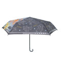 Japan Pokemon Folding Umbrella - Charizard & Gengar & Pikachu & Lucario : Grey Star - 3