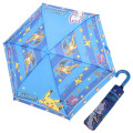 Japan Pokemon Folding Umbrella - Charizard & Gengar & Pikachu & Lucario : Blue Star - 1