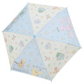 Japan Pokemon Folding Umbrella - Eevee & Mew & Pikachu : Light Blue Star - 2