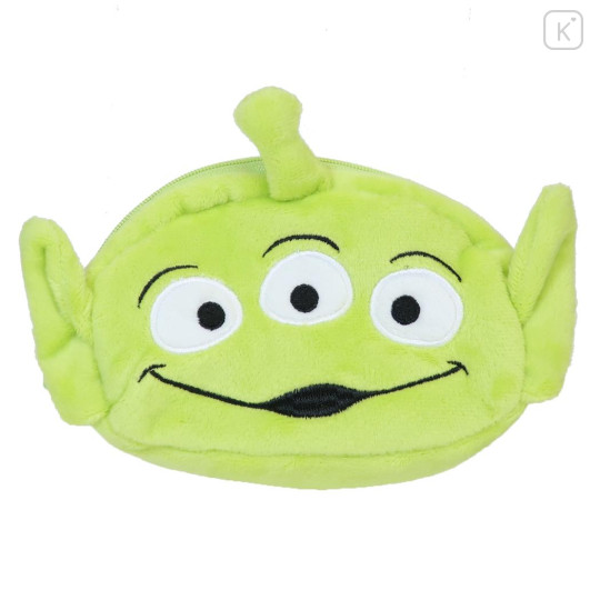 Japan Disney Plush Cosmetic Pouch - Toy Story 5 Aliens : Face - 1