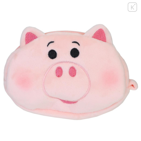 Japan Disney Plush Cosmetic Pouch - Toy Story 5 Hamm : Face - 1
