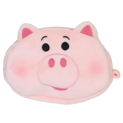Japan Disney Plush Cosmetic Pouch - Toy Story 5 Hamm : Face