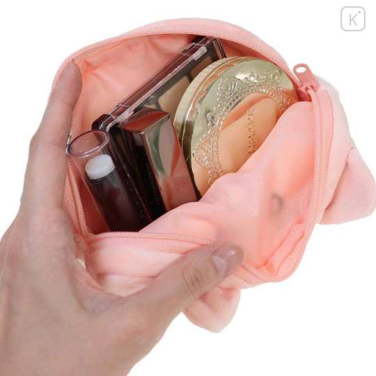 Japan Disney Plush Cosmetic Pouch - Toy Story 5 Hamm : Face - 3