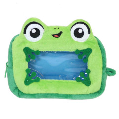 Japan Disney Plush Cosmetic Pouch - Toy Story 5 : Lily Pad Face