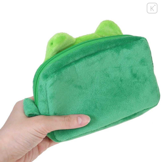 Japan Disney Plush Cosmetic Pouch - Toy Story 5 : Lily Pad Face - 2