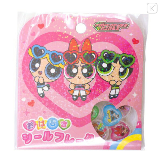 Japan The Powerpuff Girls Sparkly Marble Sticker Flakes - Sunglasses - 1
