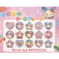 Japan Sanrio Sparkly Marble Sticker Flakes - Usahana : Kogal - 2