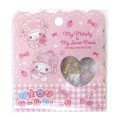 Japan Sanrio Sparkly Marble Sticker Flakes - My Melody & My Sweet Piano : Dolly Mix Petit - 1