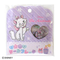 Japan Disney Sparkly Marble Sticker Flakes - Marie - 1