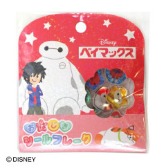 Japan Disney Sparkly Marble Sticker Flakes - Baymax