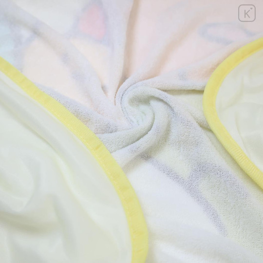 Japan San-X Cooling Lap Blanket with Pocket - Sumikko Gurashi : Light Yellow - 2
