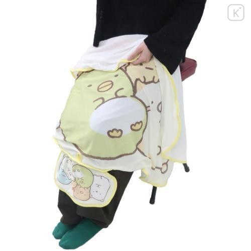 Japan San-X Cooling Lap Blanket with Pocket - Sumikko Gurashi : Light Yellow - 4