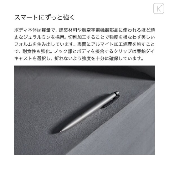 Japan Tombow Zoom C1 Ballpoint Pen - 0.5mm Graphite Blue - 3