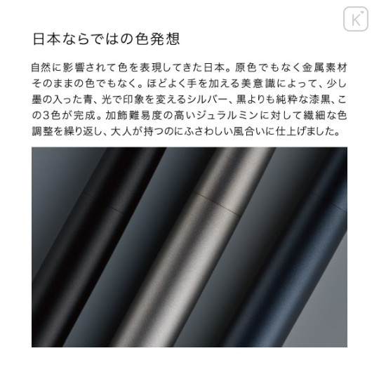 Japan Tombow Zoom C1 Ballpoint Pen - 0.7mm Graphite Blue - 4