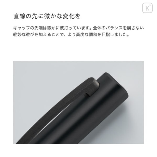 Japan Tombow Zoom L1 Gel Pen - 0.5mm Smoke Blue : Black Ink - 3