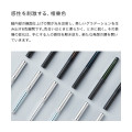 Japan Tombow Zoom L1 Gel Pen - 0.5mm Frost Blue : Black Ink - 4