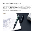 Japan Tombow Zoom L1 Gel Pen - 0.5mm Smoke Blue : Blue Black Ink - 5