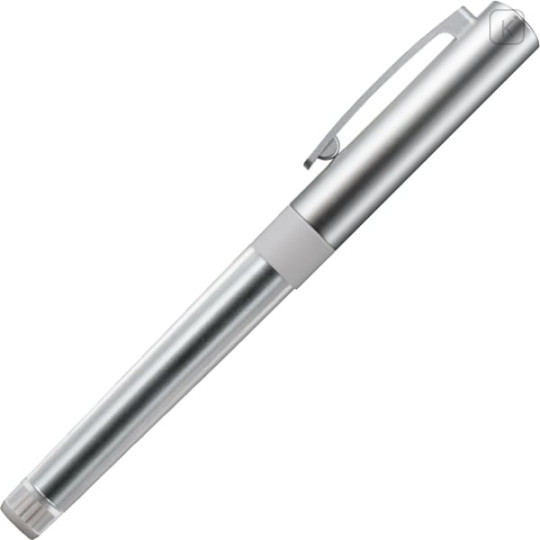 Japan Tombow Zoom L1 Gel Pen - 0.5mm Urban Silver : Blue Black Ink - 1
