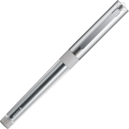 Japan Tombow Zoom L1 Gel Pen - 0.5mm Urban Silver : Blue Black Ink - 6