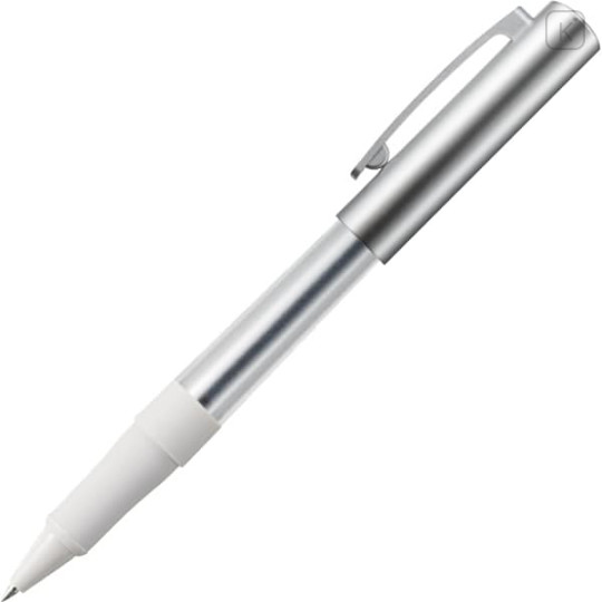 Japan Tombow Zoom L1 Gel Pen - 0.5mm Urban Silver : Blue Black Ink - 7