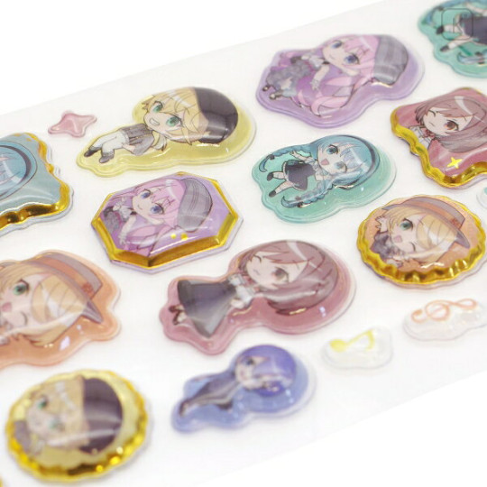 Japan Hatsune Miku Uruchuru Pop Seal - Classical Retro - 2