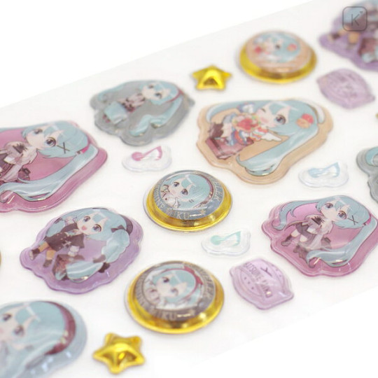 Japan Hatsune Miku Uruchuru Pop Seal - Bon Voyage - 2