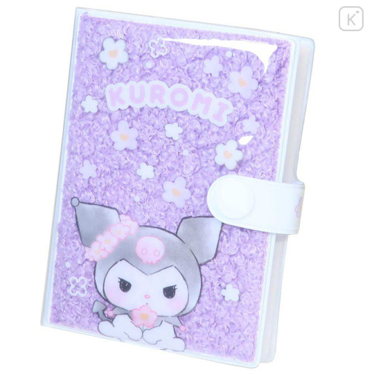 Japan Sanrio Mini Notebook Memo Pad - Kuromi : Relax Forever Purple - 1
