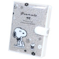 Japan Peanuts Mini Notebook Memo Pad - Snoopy & Woodstock : Relax Forever Grey - 1