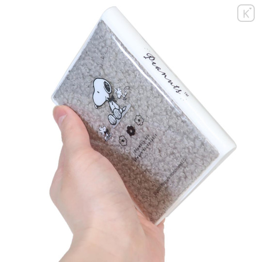 Japan Peanuts Mini Notebook Memo Pad - Snoopy & Woodstock : Relax Forever Grey - 2