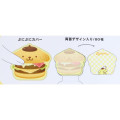 Japan Sanrio Squishy Memo Pad - Pompompurin : Burger - 2