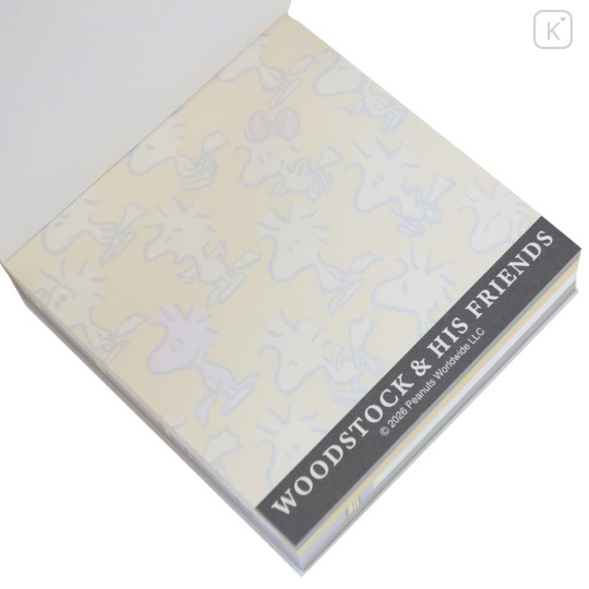 Japan Peanuts Square Memo - Woodstock : Friends - 2