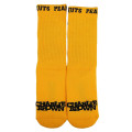 Japan Peanuts Ankle High Socks - Snoopy : Retro Charlie Deep Yellow - 3