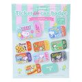 Japan Peanuts Secret Pin Badge - Snoopy : Fun! Fun! Amusement Ticket Style Blind Box - 1