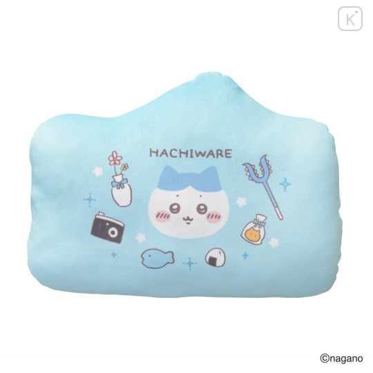 Japan Chiikawa Die-Cut Cushion - Hachiware : Relax - 2