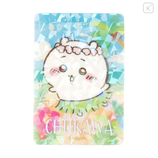 Japan Chiikawa Trading Glitter Card Blind Box - Chiikawa Movie The Secret of Mermaid Island Seaside - 4
