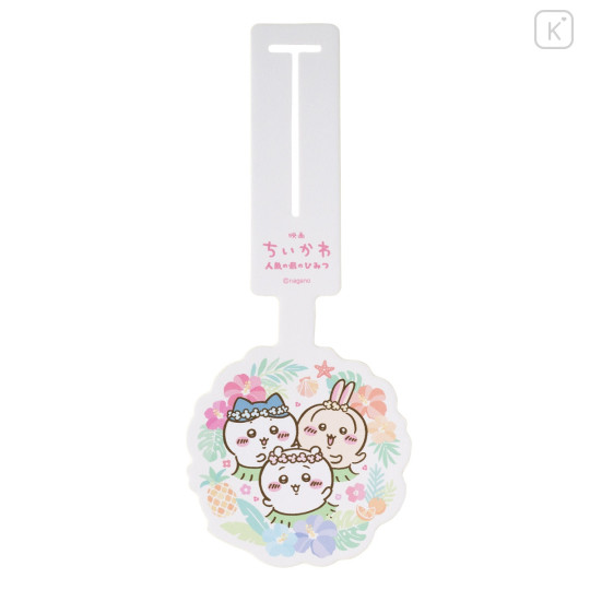 Japan Chiikawa Luggage Tag - Chiikawa & Hachiware & Usagi : Chiikawa Movie The Secret of Mermaid Island Tropical - 1