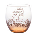 Japan Chiikawa Swinging Glass Tumbler - Chiikawa & Hachiware & Usagi : Chiikawa Movie The Secret of Mermaid Island Cocoon Orange - 1