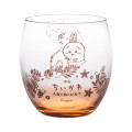 Japan Chiikawa Swinging Glass Tumbler - Chiikawa & Hachiware & Usagi : Chiikawa Movie The Secret of Mermaid Island Cocoon Orange - 5