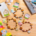 Japan Chiikawa Beaded Hand Strap Phone Charm Tab - Hachiware : Chiikawa Movie The Secret of Mermaid Island - 3