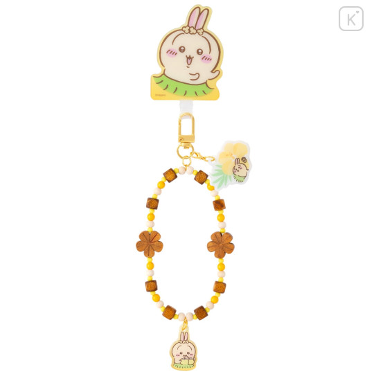 Japan Chiikawa Beaded Hand Strap Phone Charm Tab - Shisa : Chiikawa Movie The Secret of Mermaid Island - 1