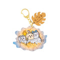 Japan Chiikawa Acrylic Keychain - Chiikawa & Hachiware & Usagi : Chiikawa Movie The Secret of Mermaid Island Boat - 4