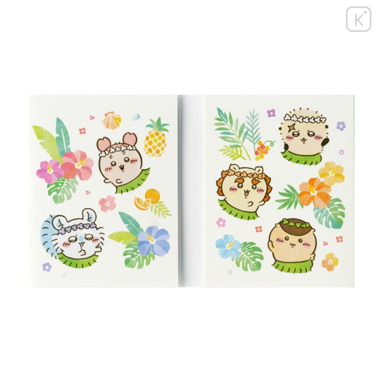 Japan Chiikawa Patapata Flip Sticky Notes - Chiikawa & Hachiware & Usagi : Chiikawa Movie The Secret of Mermaid Island Tropical - 4