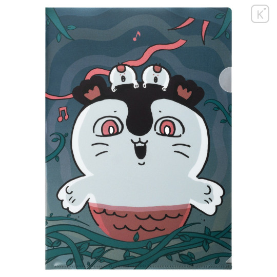 Japan Chiikawa A4 Metallic Clear File - Chiikawa Movie The Secret of Mermaid Island Siren & Mermaid - 4